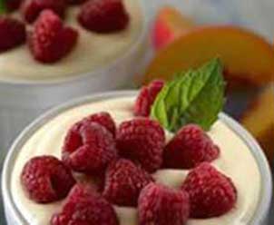 Creme aux framboises